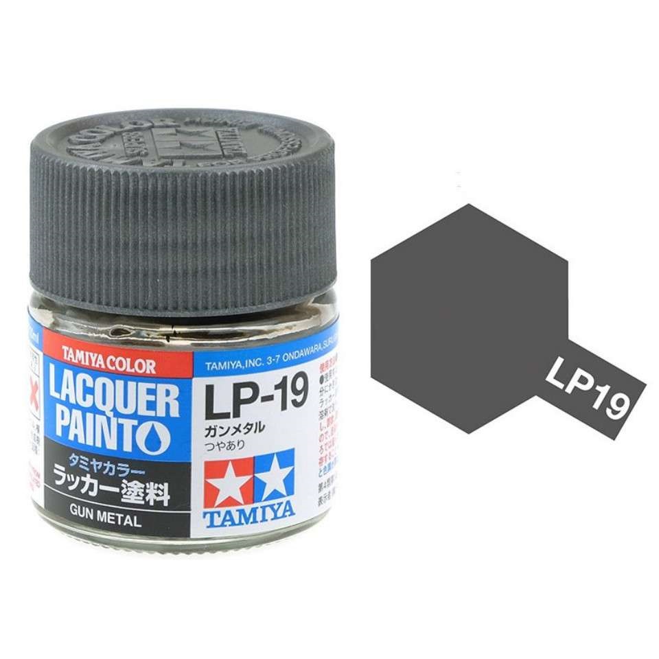 LP-19 VERNICE LACCATA Gun Metal 10ml TAMIYA TC82119 